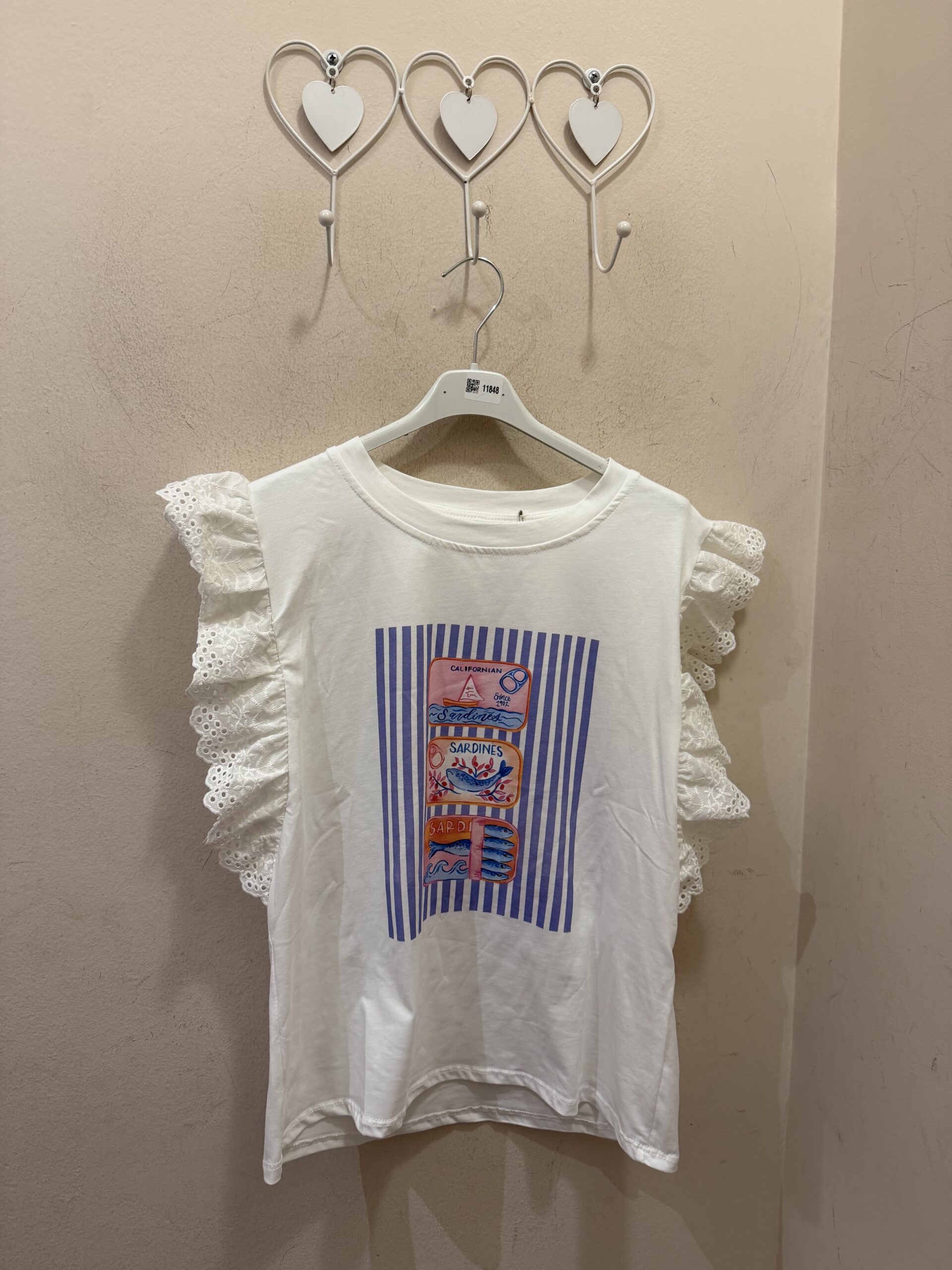 Camiseta sardinas puntilla