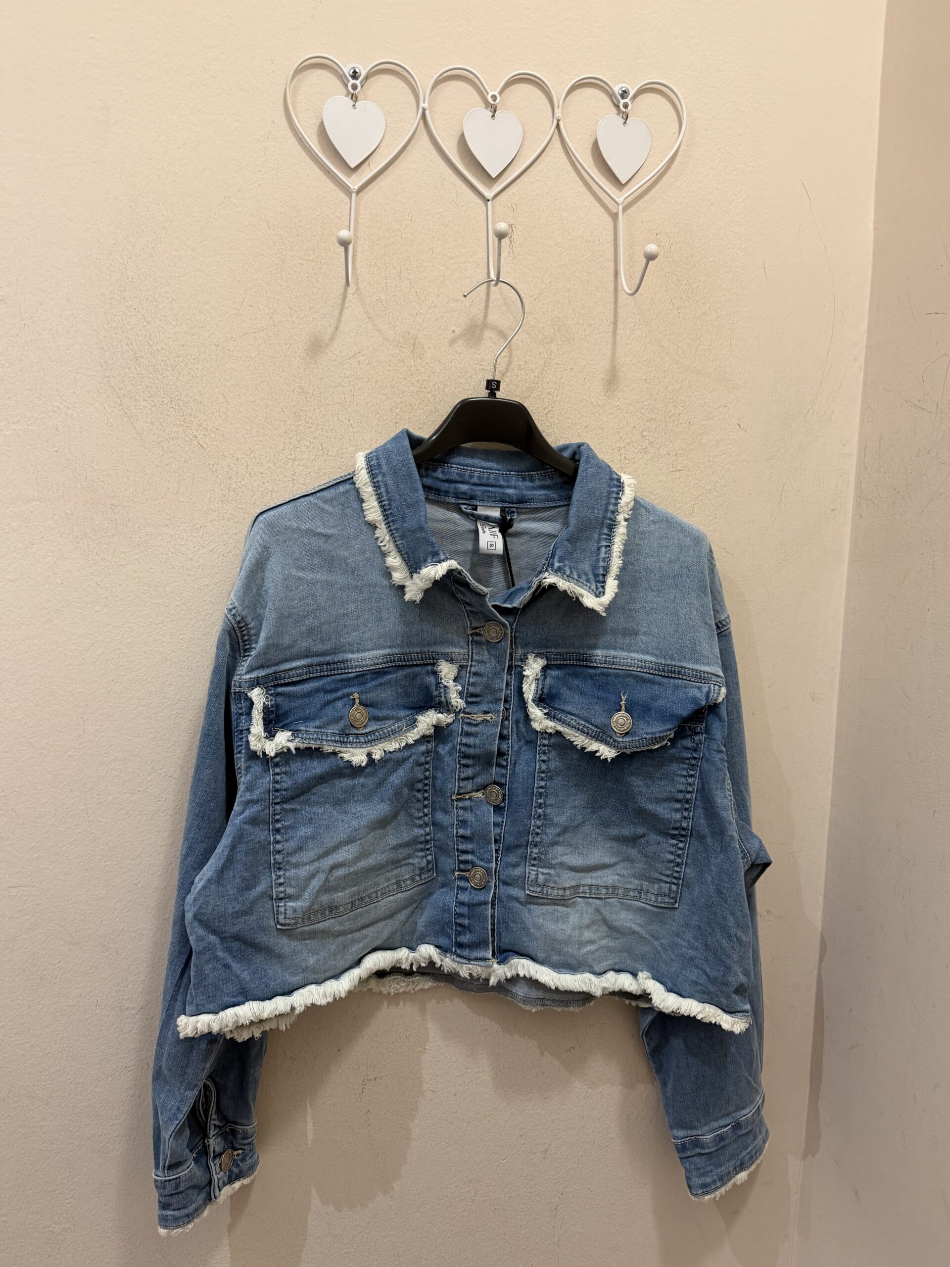 Chaqueta tejana flecos