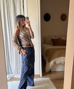 Pantalón tejano recto