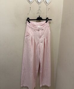 Pantalón pinzas rosa