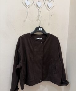 Chaqueta Antelina chocolate