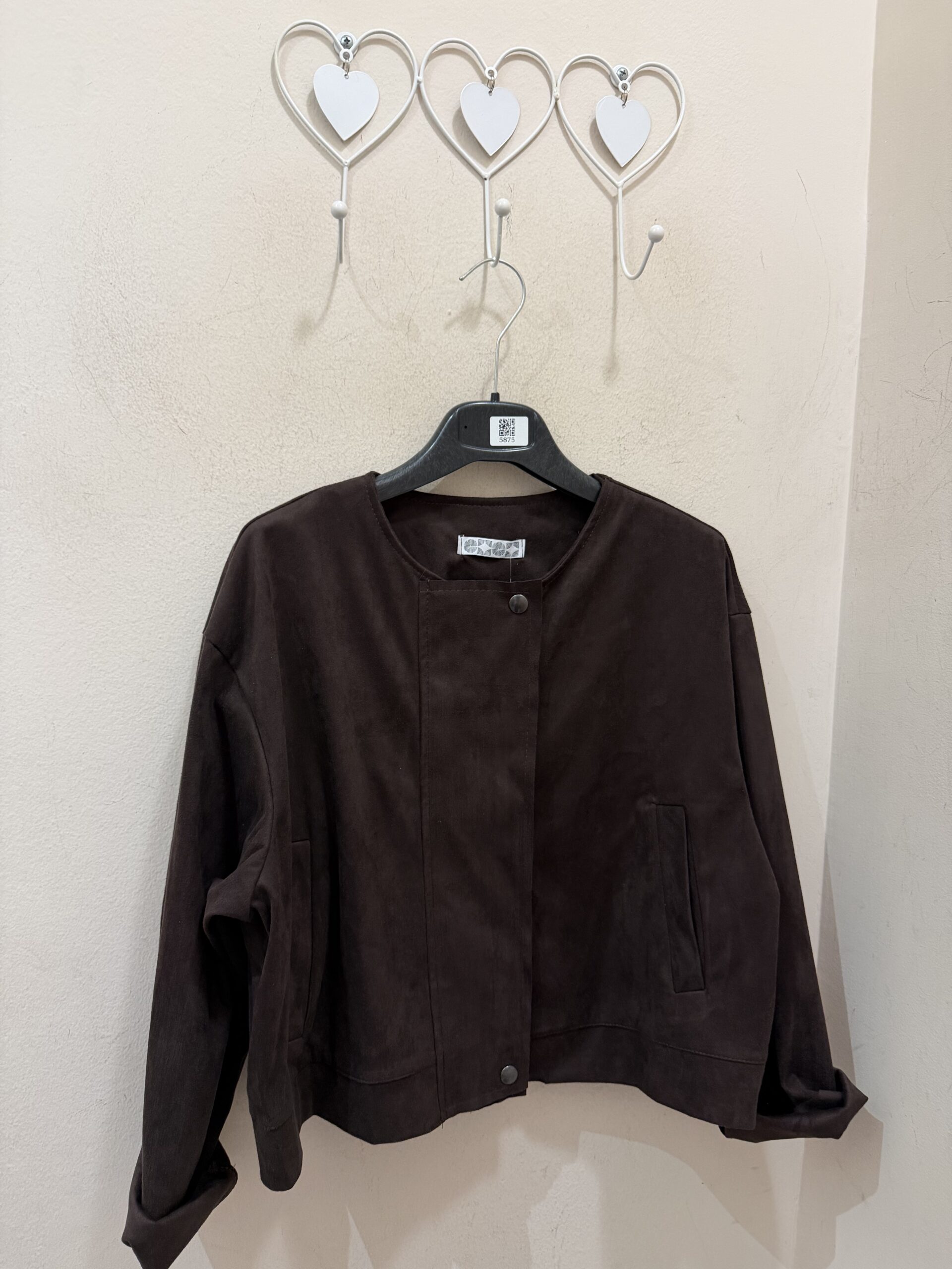 Chaqueta Antelina chocolate