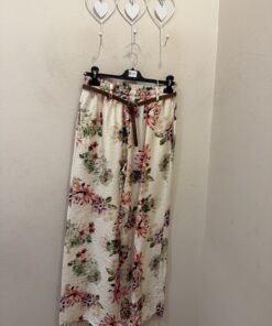Pantalón estampado flores