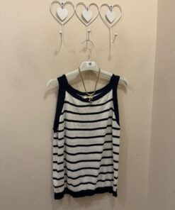 Alternative view of Top punto rayas Navy