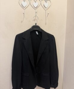 Blazer coderas negra