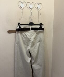 Alternative view of Pantalón recto bolsillo beige