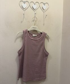 Camiseta Navy rosa y caramelo