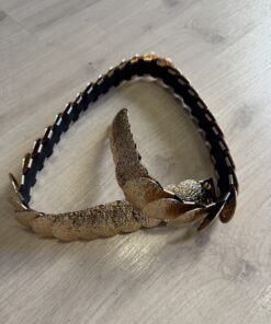 Cinturón elástico dorado