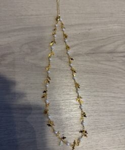 Collar perlas y cruces