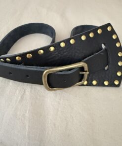 Cinturón piel negro