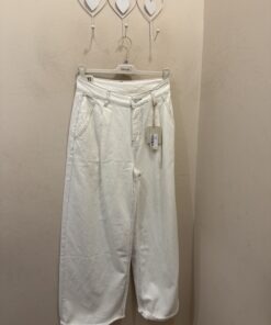 Tejano blanco pespunte