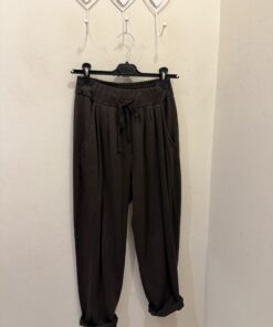 Pantalón algodón chocolate
