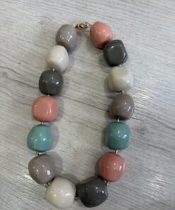 Collar borlas colores