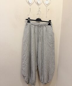 Pantalón vichy Taupe