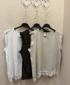 Camiseta combinada raso