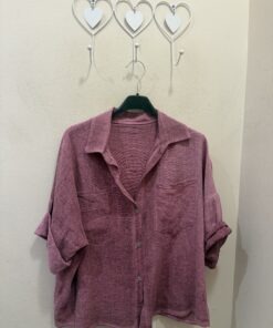 Camisa algodón cereza