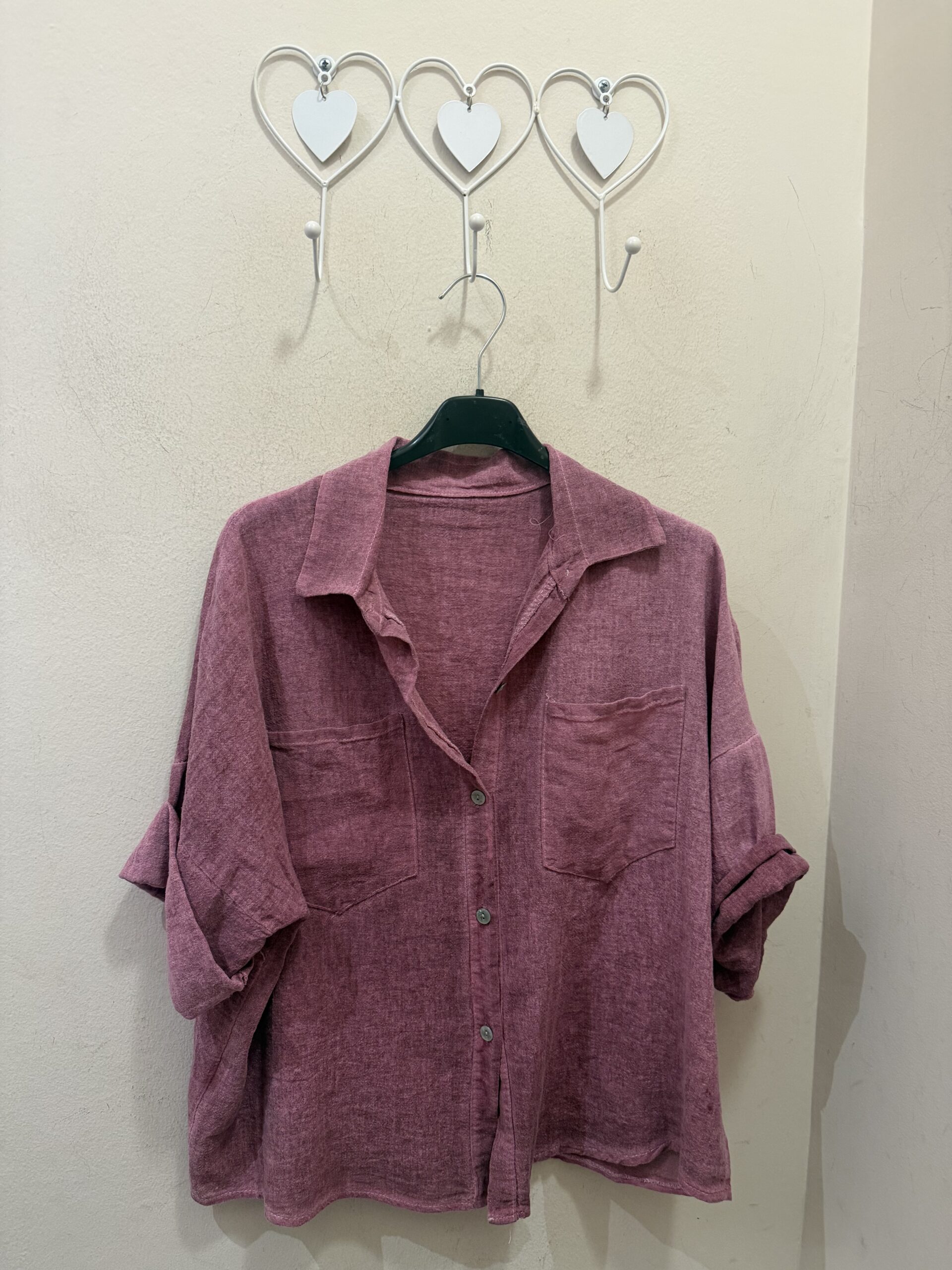 Camisa algodón cereza