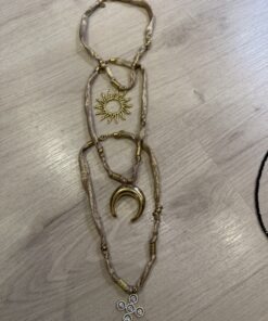 Collar cordón dorado