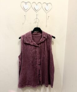 Camisa algodón sin manga