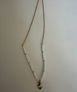 Collar luna perlas