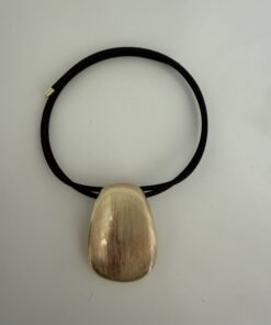 Collar iman pieza oro