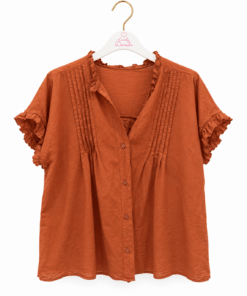 Blusa volante algodón