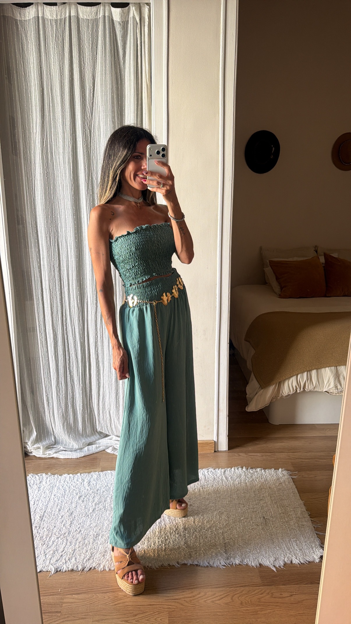Conjunto top y pantalón