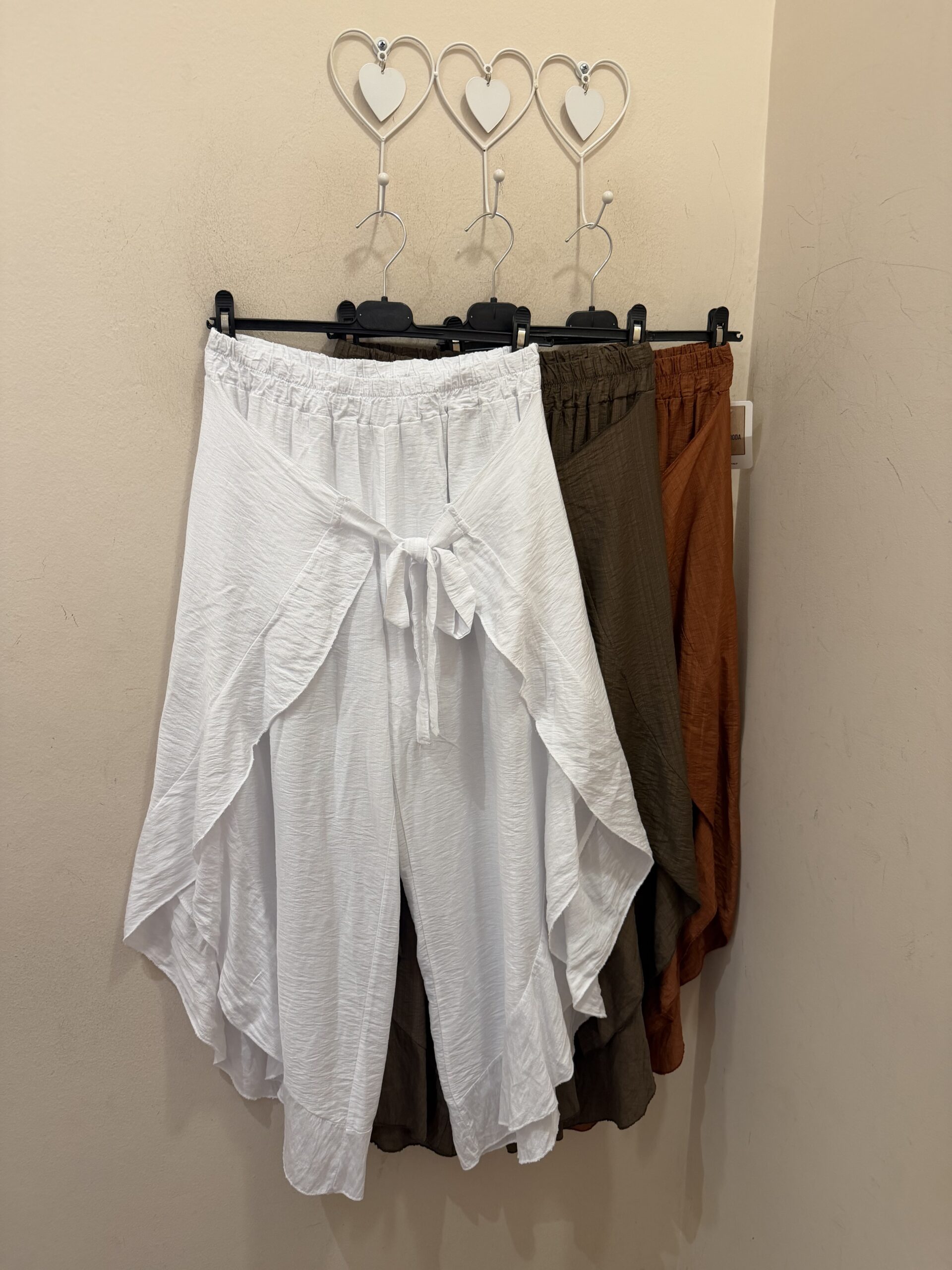 Pantalón lazada volante