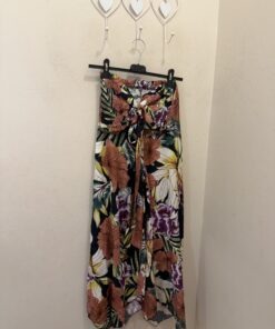 Conjunto top y pantalón flores