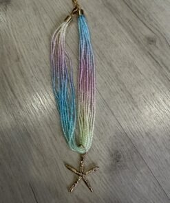 Collar arco iris estrella