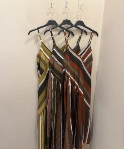 Vestido rayas tirantes