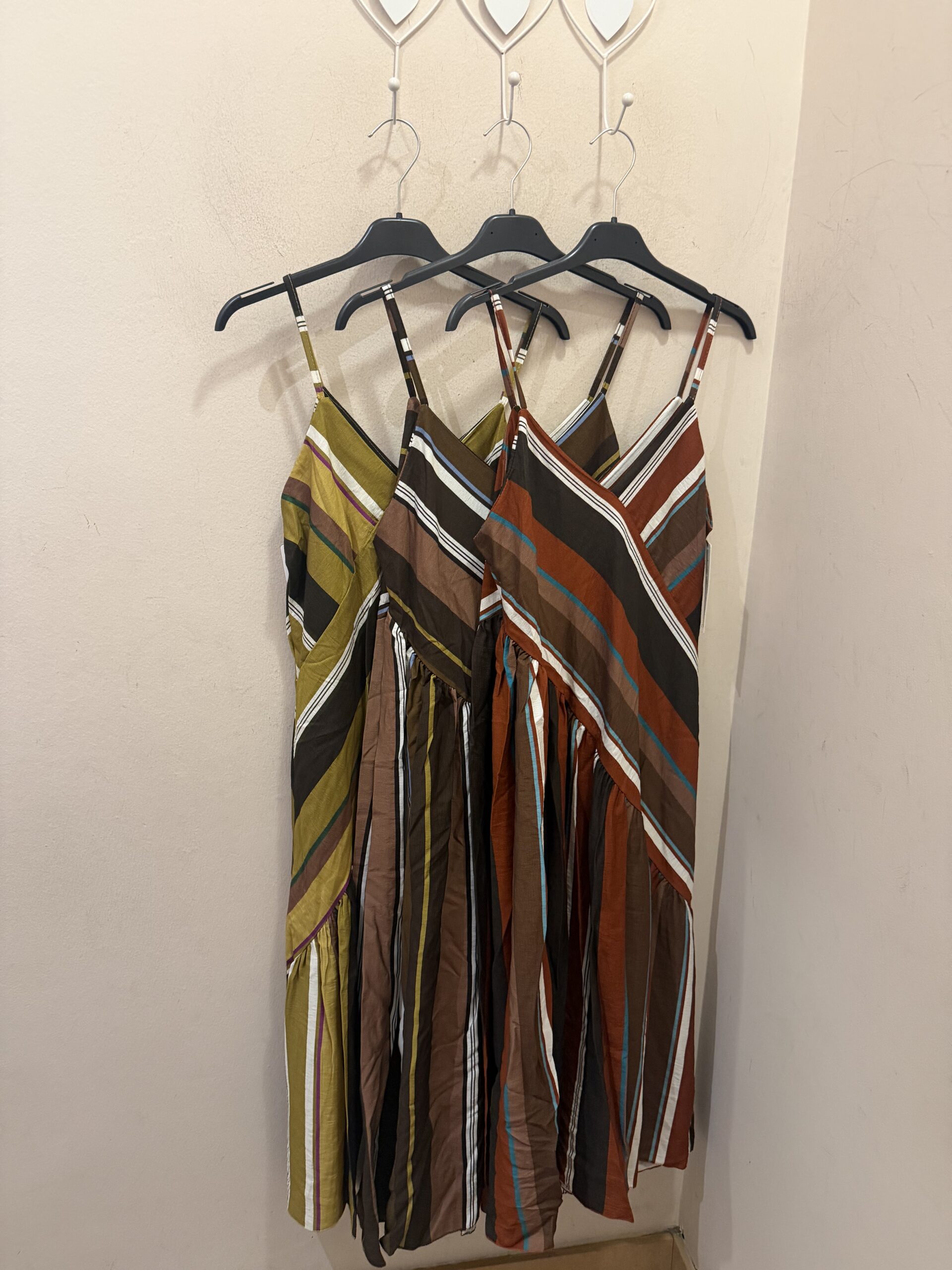 Vestido rayas tirantes