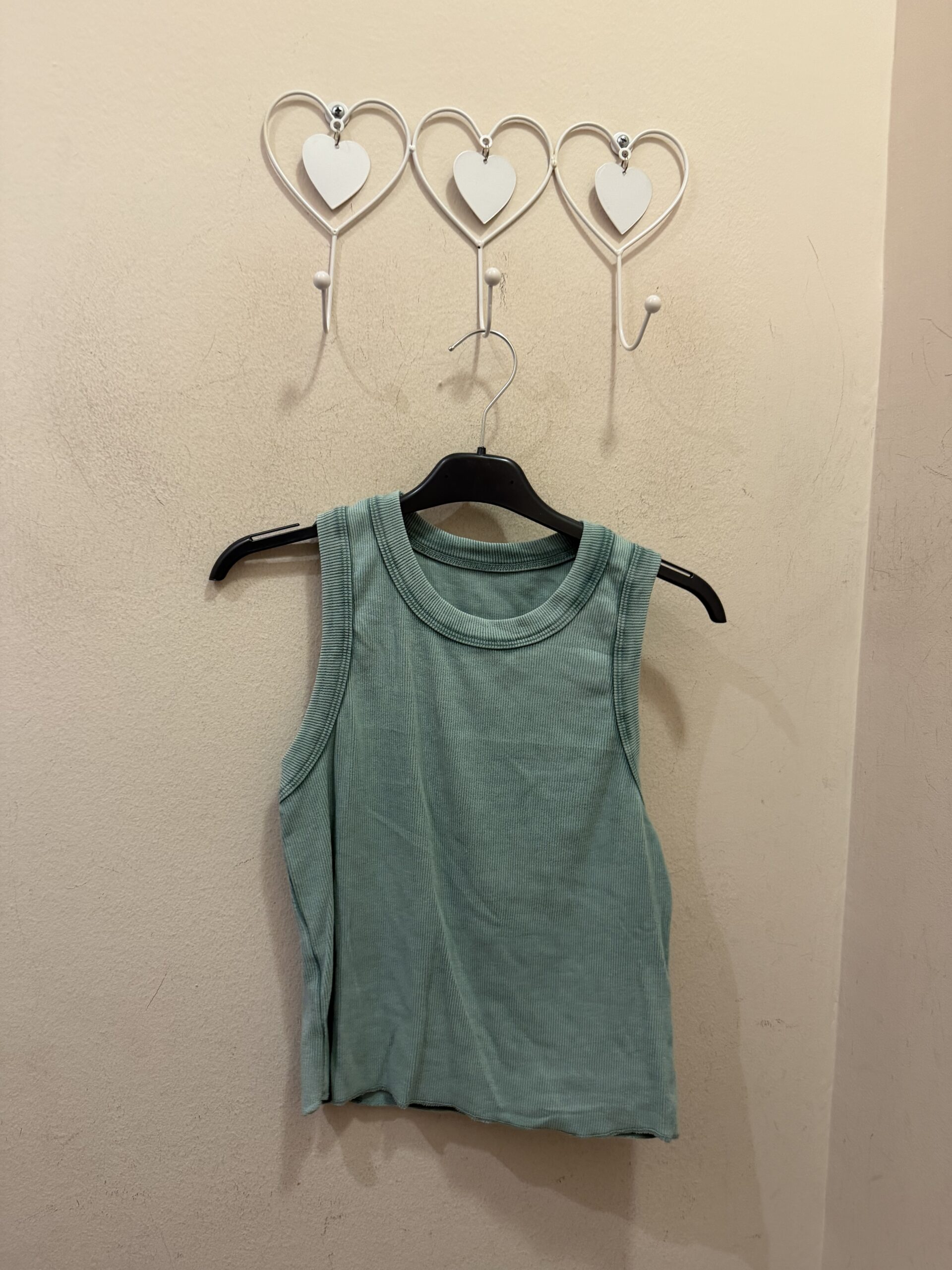 Camiseta canalé lavada piedra