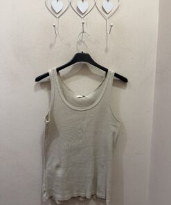 Camiseta canalé escote cuadrado