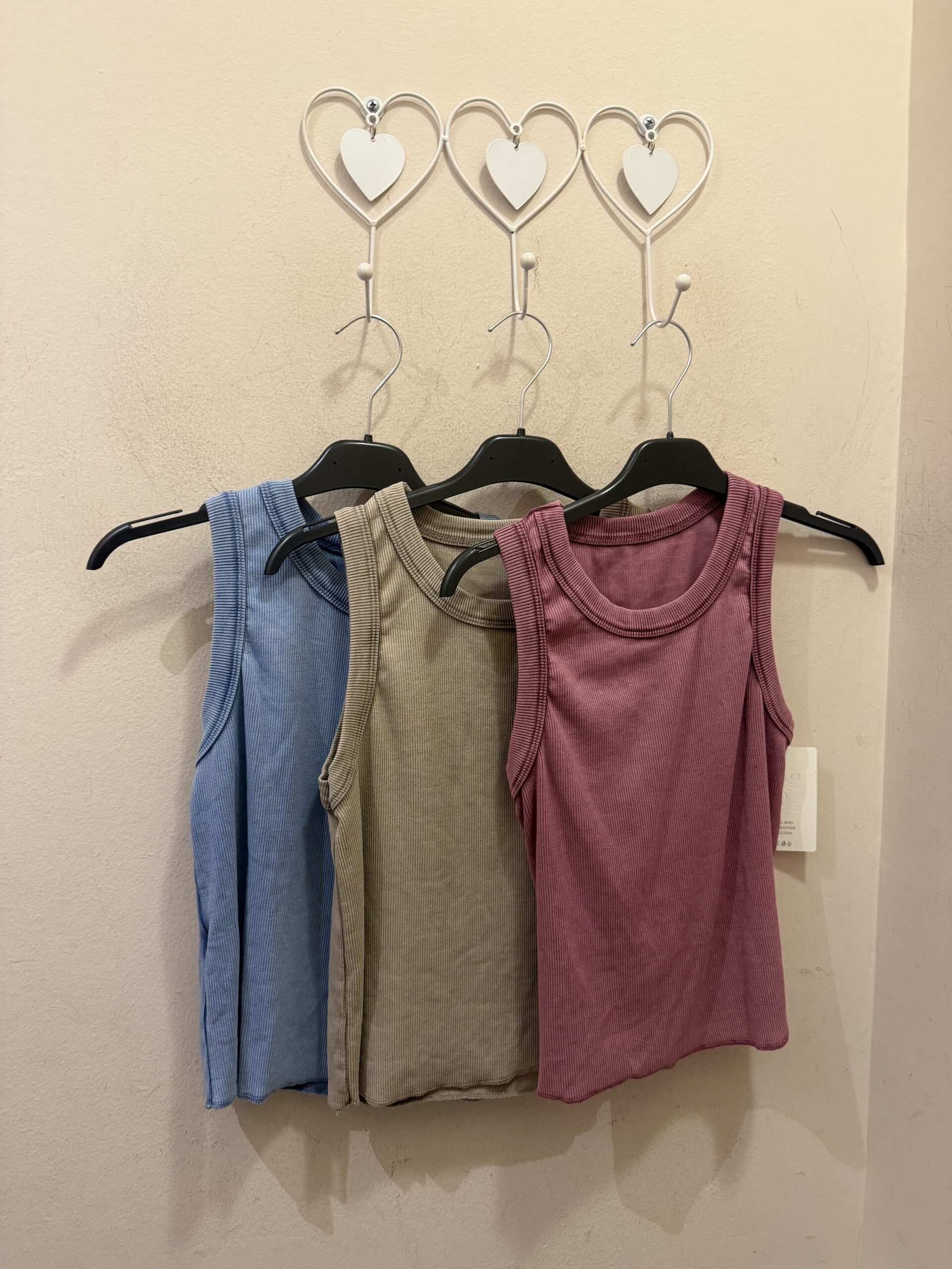Camiseta canalé lavada piedra - Imagen 6