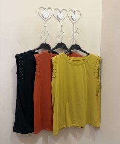 Camiseta tachas tirante