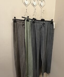 Pantalón flecos lavado