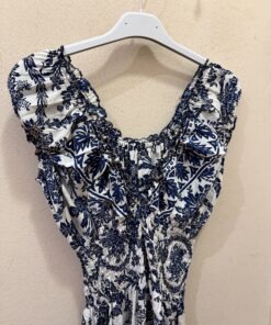 Alternative view of Vestido fruncido seda