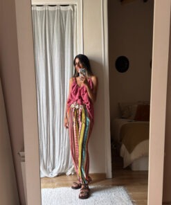 Alternative view of Pantalón bombacho estampado