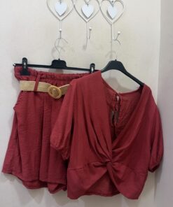Conjunto short y camisa