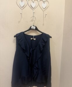 Blusa volante marino