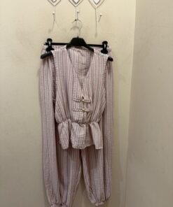 Conjunto raya rosa