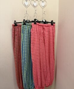 Pantalón vichy flúor
