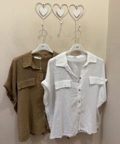 Camisa algodón rejilla