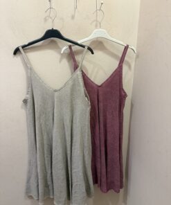 Vestido algodón corto