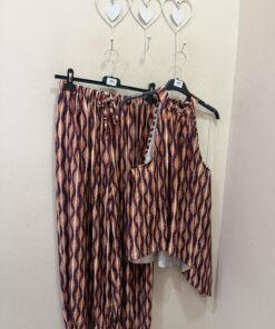 Pantalón bombacho estampado