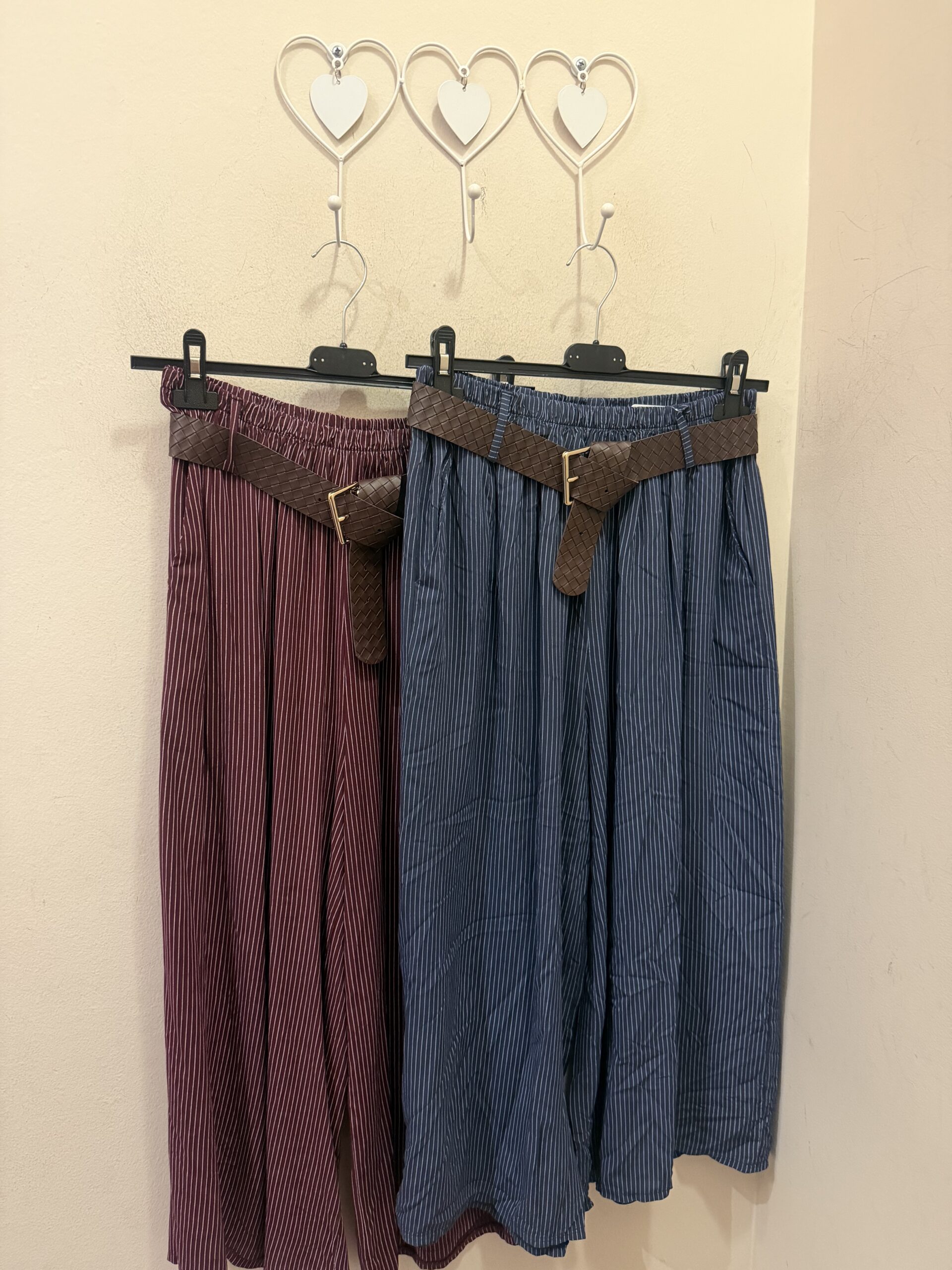Pantalón culotte rayas