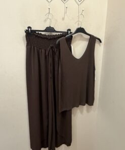 Pantalón Palazzo pareo y top