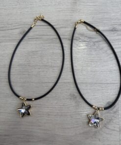 Collar caucho y estrella