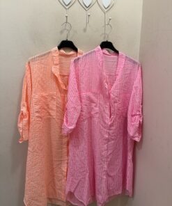 Camisola rayas flúor